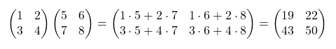 2x2 matrix and matrix multiplication